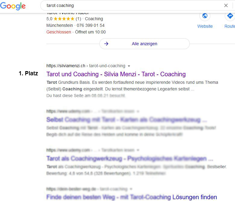 Tarot-coaching